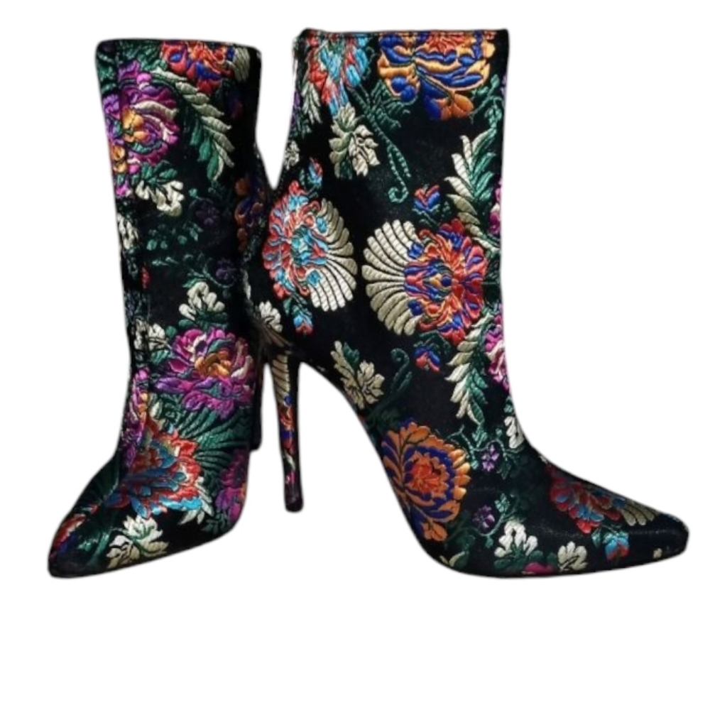 Just fabulous embroidery booties